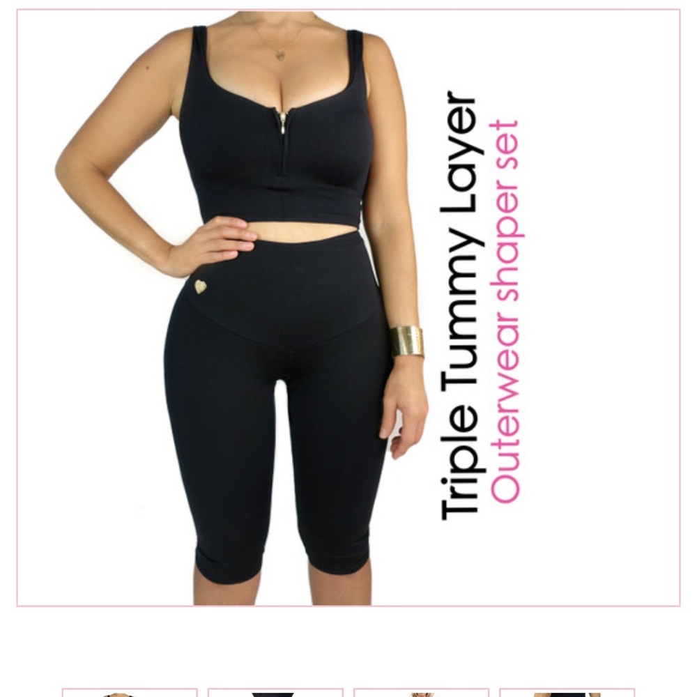 TRIPLE TUMMY LAYER OUTERWEAR SHAPER SET NWOT